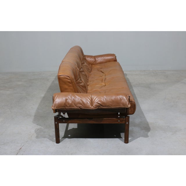 Wood Model MP 13 Rosewood Sofa from Percival Lafer, 1970s For Sale - Image 7 of 13