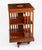 Antique Edwardian Flame Mahogany and Inlaid Revolving Bookcase, 1890s For Sale - Image 6 of 15