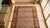 Textile 1890s Ivory Tribal Diamond Antique Caucasian Kazak Rug 4'8" X 8' Handknotted Wool Carpet For Sale - Image 7 of 9