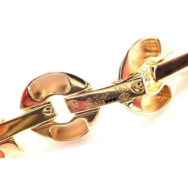 About This Piece: This bracelet comes with original receipt of sale from Cartier. Metal: 18k Yellow Gold Length: 7"...