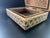 An exquisite vintage Persian Khatamkari decorative box featuring an incredibly detailed, all-over micro-mosaic marquetry...