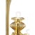 Contemporary Linear Modern Amber Murano Glass Chandelier by Simoeng for Simoeng For Sale - Image 3 of 7