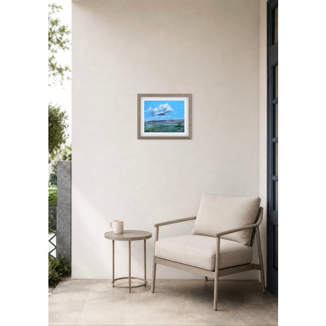 2020s Passing Cloud, Original Oil - Modern Landscape Painting For Sale - Image 5 of 6
