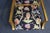 Textile Stickley Fine Upholstery Gilt Lounge Chair in Brunschwig & Fils Les Touches Bengal Fabric For Sale - Image 7 of 15
