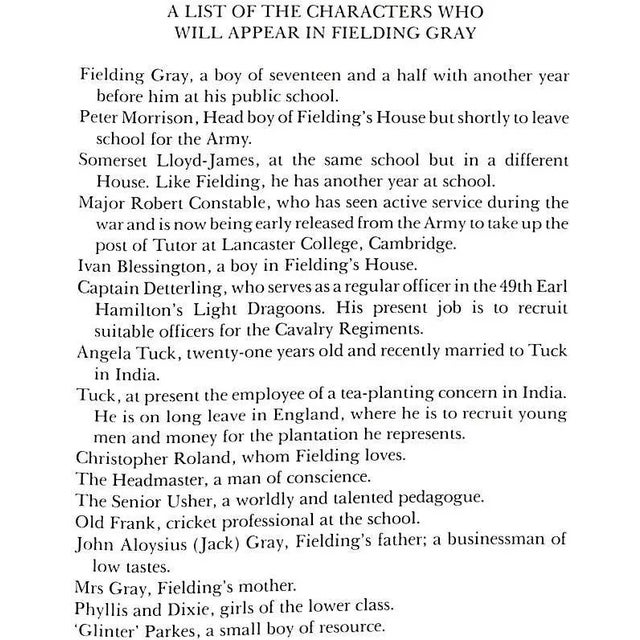 "Fielding Gray" 1967 Raven, Simon For Sale In New York - Image 6 of 6