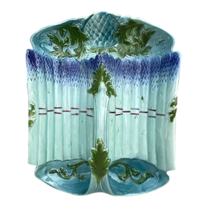 19th Century Large French Asparagus Platter Saint Amand