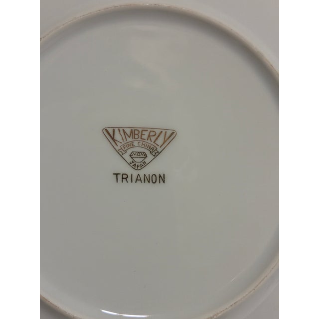Vintage Kimberly Fine China "Trianon" Platinum Trim Bread Plates, Set of 12, Japan For Sale - Image 13 of 13