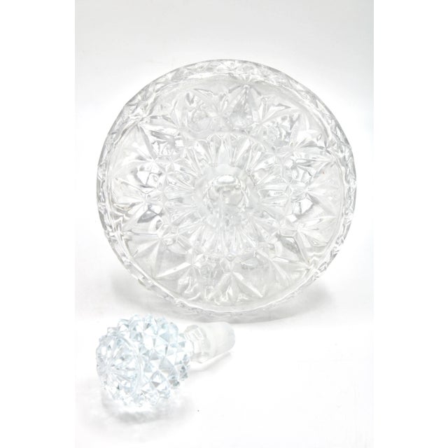 Mid Century West Germany Lead Crystal Decanter For Sale - Image 10 of 13