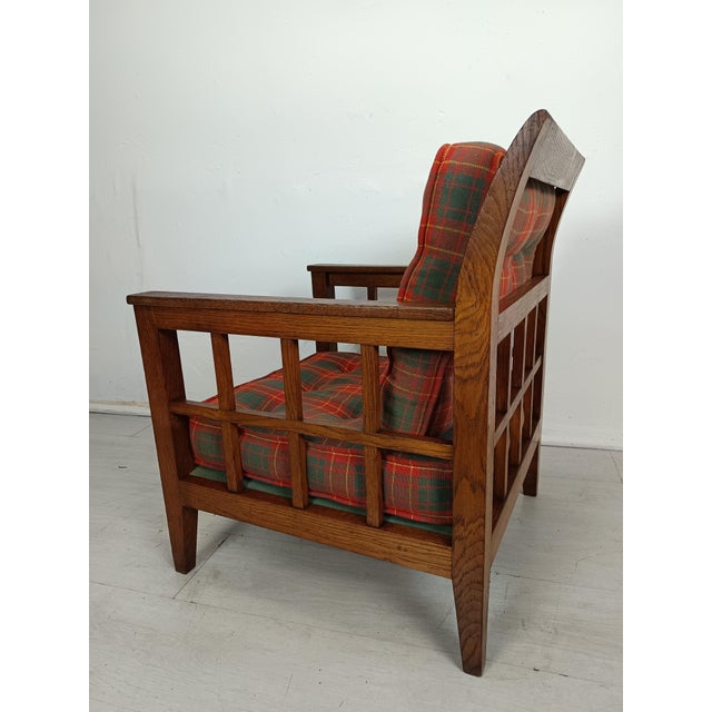 1950s Vintage Oak Reconstruction Chair by René Gabriel, 1950s For Sale - Image 5 of 14