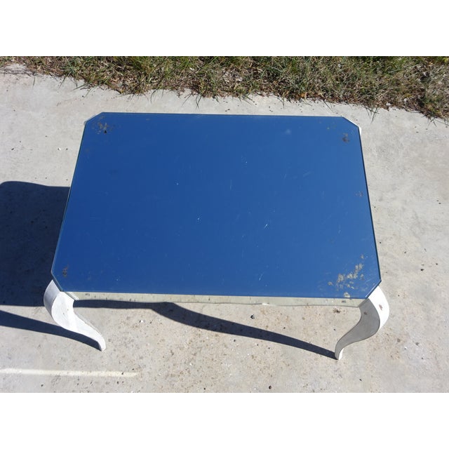 1950s Wooden Coffee Table and Mirror, 1950s For Sale - Image 5 of 14