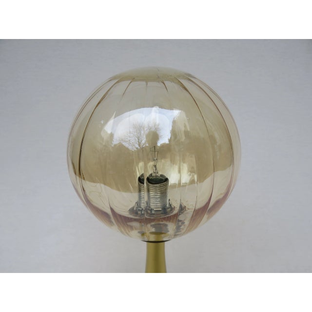 Space Age German Brass and Glass Table Lamps, 1960s, Set of 2 For Sale - Image 6 of 18