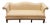 Late 20th Century Vintage Chippendale Style Mahogany Frame Camel Back Ivory Damask Print Upholstered Sofa For Sale - Image 5 of 10