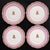 Antique French Old Paris Porcelain Pompadour Pink 15 Piece Dessert Service For Sale - Image 6 of 11