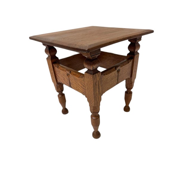 Aesthetic Movement Side Table by C. Fischer Amsterdam, 1900s For Sale - Image 9 of 11