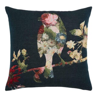 Flower Bird Regular Cushion With Feather Filler - 46x46cm (18"x18") For Sale
