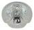 Vintage Wave Wall Ceiling Light from Peill & Putzler, Germany, 1970s For Sale