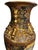 Vintage Royal Satsuma-Style Hand-Painted Porcelain Floor Vase With Gilt Dragon Handles For Sale - Image 9 of 12
