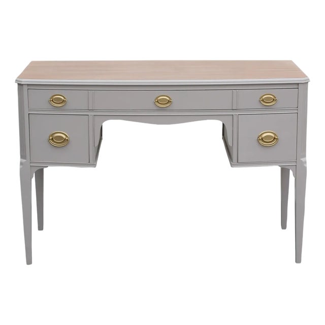 Late 20th Century Mid-Century Walnut Desk For Sale