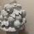 1970s Mid-Century Italian White Glazed Ceramic Fruit Pyramid Topiary on Pedestal For Sale - Image 5 of 8