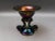 Late 20th Century Kim Newcomb 1973 Signed Iridescent Art Glass Vase Pedestal Bowl Compote For Sale - Image 5 of 8