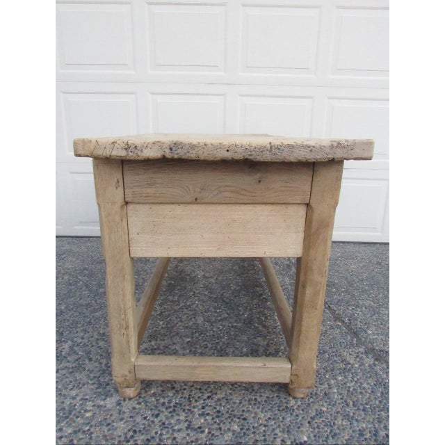 18th Century English Rustic Weathered Oak Table For Sale - Image 10 of 18