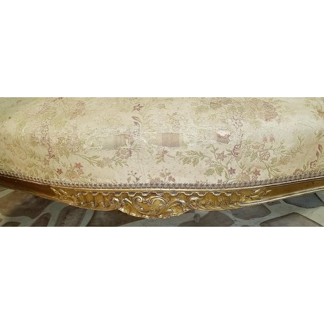 French 19c Louis XV Style Settee Sofa For Sale In West Palm - Image 6 of 11