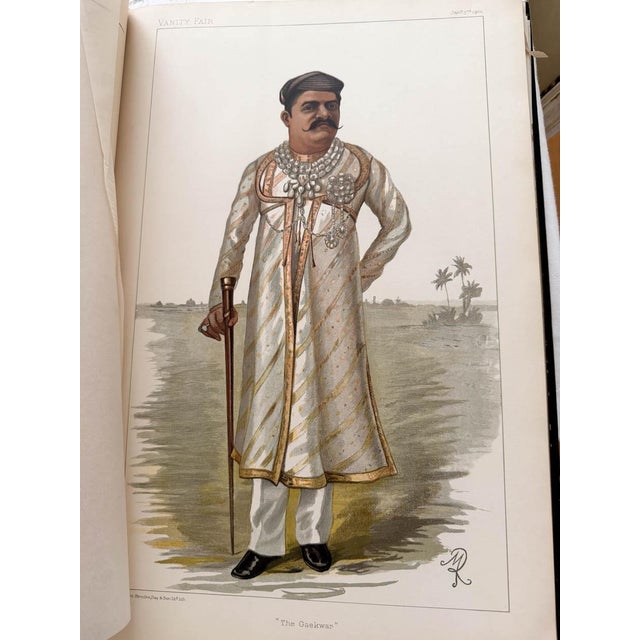 Paper 1901 Vanity Fair Album Book, 33rd Series, 33 Chromolithographic Plates For Sale - Image 7 of 9