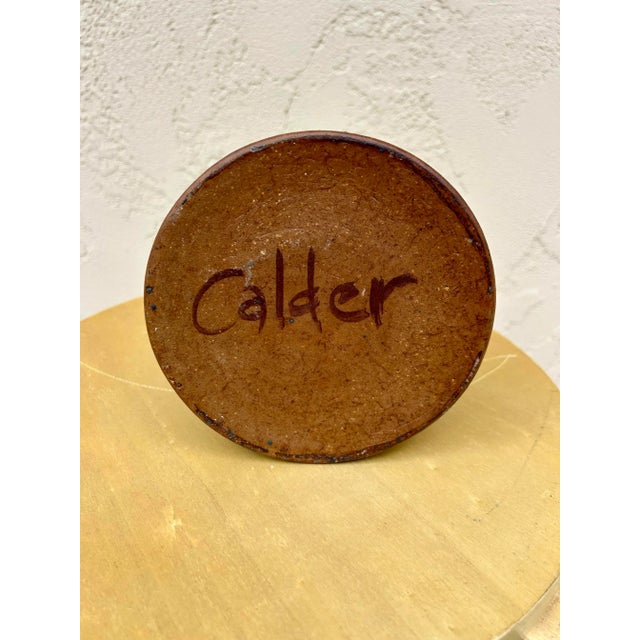 Robert Maxwell Calder Mid-Century Modern Ceramic Vase For Sale - Image 4 of 11