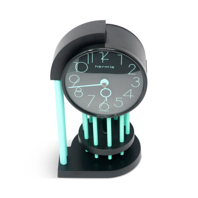 1980s Desk or Mantle Clock by Hermle For Sale In New York - Image 6 of 10