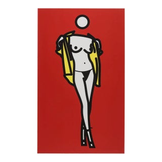 1990s Woman Taking Off Man's Shirt by Julian Opie For Sale