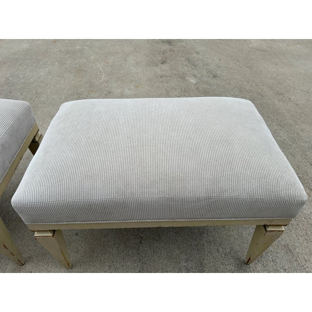 Pair of French Louis XVI Style Benches For Sale - Image 12 of 12