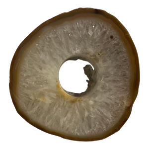 Late 20th Century Agate Quartz Geode Slice
