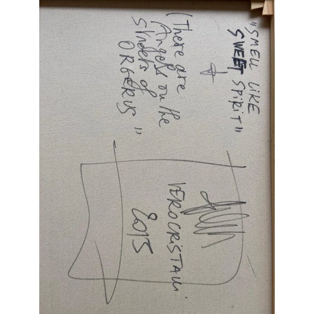 Véro Cristalli, Smell Like Sweet Spirit, 2015, Acrylic & Spray Paint For Sale - Image 4 of 6