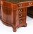 Antique 20th Century Flame Mahogany Serpentine Partners Pedestal Desk, 1890s For Sale - Image 3 of 18