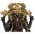 Mid 20th Century 18" Black & Gold Ganesha Brass Statue For Sale In Houston - Image 6 of 9