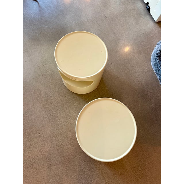 1960s Vintage Emma Gismondi Schweinberger Artemide Giano Vano Side Tables Pair For Sale - Image 5 of 17