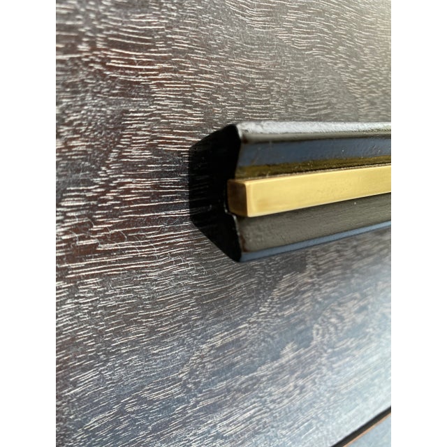 Wood Mid-Century Modern Cerused Finish Dresser Attributed to t.h. Robsjohn-Gibbings For Sale - Image 7 of 13