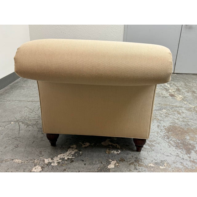 Baker Furniture Company Baker Furniture Company Classic Roll-Arm Chaise Lounge For Sale - Image 4 of 12