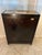 Vintage Mid-Century Chinese Black and Gold Lacquer Cabinet With Mother of Pearl Inlays For Sale - Image 9 of 18