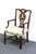 Chippendale High End Solid Mahogany Traditional Chippendale Style Dining Arm Chair For Sale - Image 3 of 8