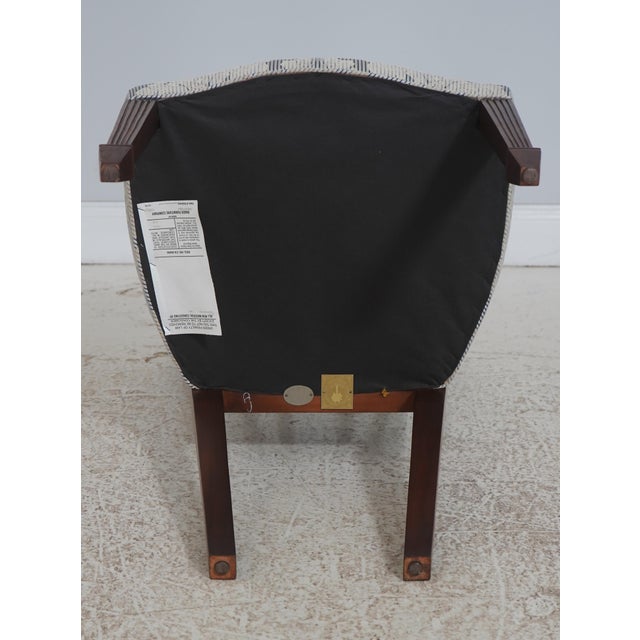 Set of 8 Baker Mahogany Shield Back Dining Chairs For Sale - Image 16 of 18