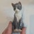 Bing & Grondahl 1980s Bing and Grondal Copenhagen Porcelain Sitting Cat For Sale - Image 4 of 5