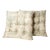Pair of Tufted Toile & Silk Euro Pillows For Sale