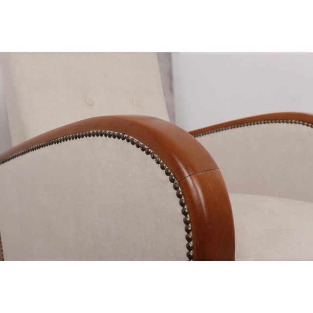 Vintage Art Deco Hungarian Armchair, 1930s For Sale - Image 3 of 8