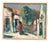 Tedde Rhodin, Spanish Houses, 1950s, Oil Painting on Panel, Framed For Sale