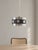 Jeweled glass detailing set into a metal drum shade was a distinctive move in mid-century lighting — turning a simple...