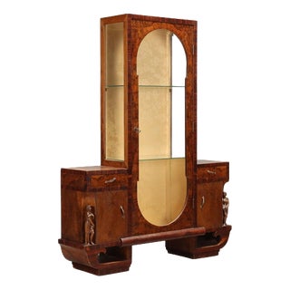 Vintage Showcase Cabinet, 1920s For Sale