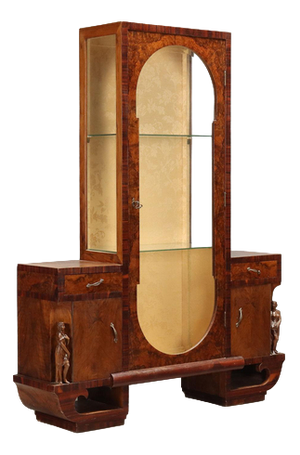 Vintage Showcase Cabinet, 1920s