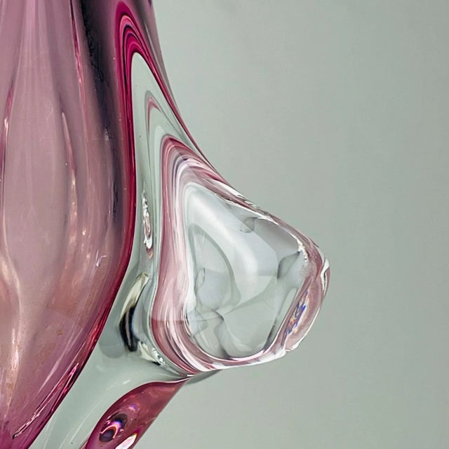 Vintage Murano Glass Chambord Vase from Fratelli Toso, Italy, 1960s For Sale - Image 7 of 14