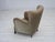 Danish Armchair in Green Velour with Oak Legs For Sale - Image 9 of 18